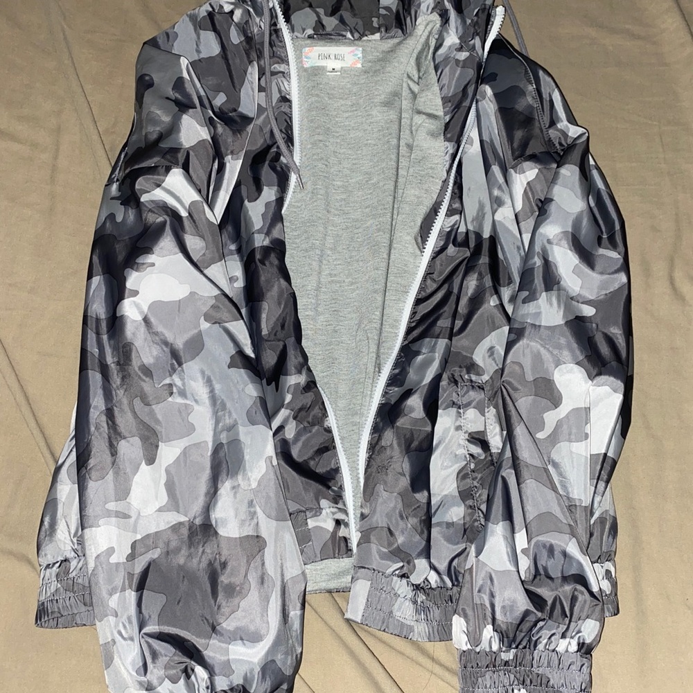 Camo Windbreaker